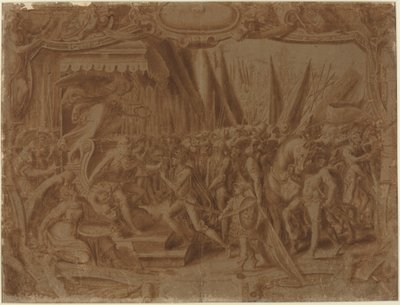 Historiallinen kohtaus tekijältä Italian 16th Century