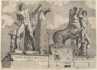 Tyttären työ... Praxitelin työ tekijältä Italian 16th Century