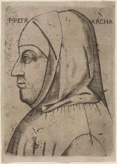 Petrarkan muotokuva tekijältä Italian 16th Century