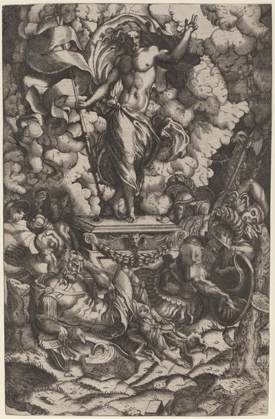 Ylösnousemus tekijältä Italian 16th Century after Francesco Salviati