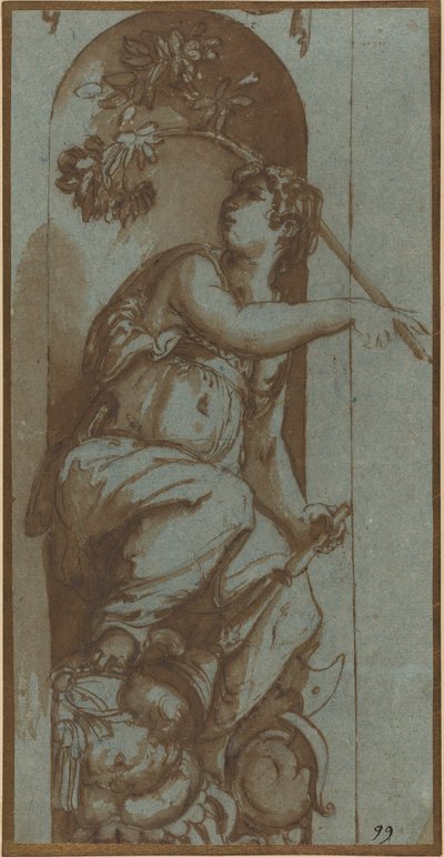 Rauhan allegoria tekijältä Italian 16th Century after Giorgio Vasari