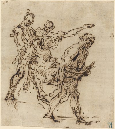 Figuurit kantavat ruumista tekijältä Italian 17th Century