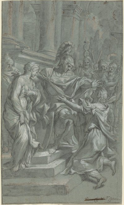 Scipio palauttaa vankeutensa rakastajalleen tekijältä Italian 17th Century