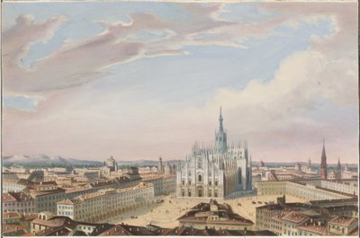 Milan Cathedral tekijältä Italian 19th Century