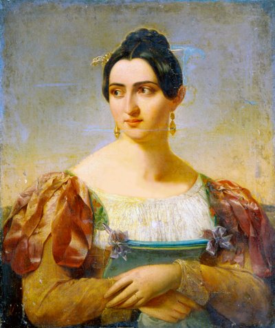Naisen muotokuva, 1800-luvun alku tekijältä Italian Master