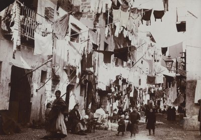 Tyypillinen katu Palermossa, 1920 tekijältä Italian Photographer