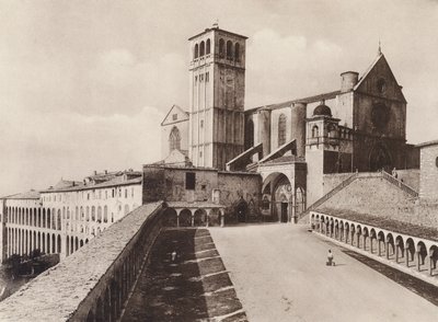Assisi: Basilica of San Francesco (m/w kuva) tekijältä Italian Photographer
