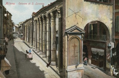 San Lorenzon pylväät, Milano (värikuva) tekijältä Italian Photographer