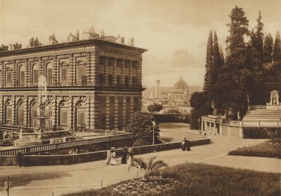Firenze / Firenze: Palazzo Pitti, Taka (valkoinen kuva) tekijältä Italian Photographer
