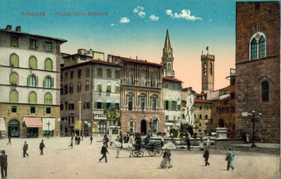 Firenze, Piazza Della Signoria tekijältä Italian Photographer