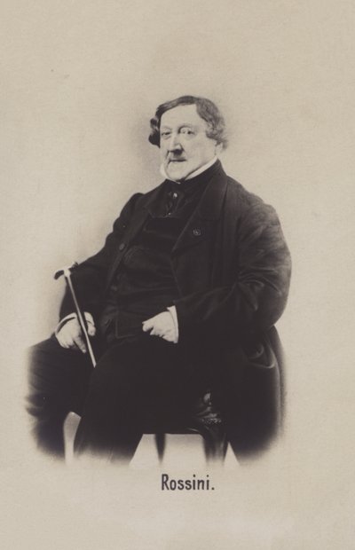 Gioachino Rossini, italialainen säveltäjä tekijältä Italian Photographer