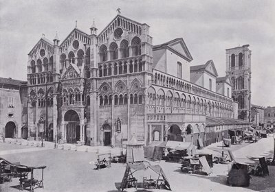 Italia: Katedraali, Ferrara (m/w kuva) tekijältä Italian Photographer