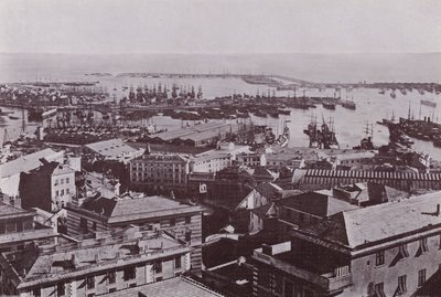 Italia: Genova, panoraama (m/w kuva) tekijältä Italian Photographer