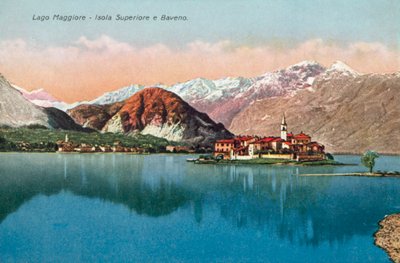 Maggiore-järvi, Isola Superiore ja Baveno (värikuva) (värikuva) tekijältä Italian Photographer