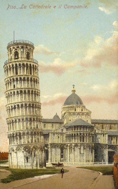 Pisan kalteva torni ja Pisan katedraali tekijältä Italian Photographer