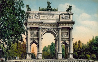 Milano / Milano: Arco della Pace (värikuva) tekijältä Italian Photographer
