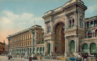 Milano / Milano: Piazza del Duomo, Galleria Sisäänkäynti (värikuva) tekijältä Italian Photographer