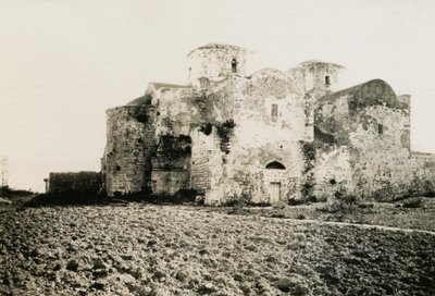 Agios Varnavasin luostari, Engomi, Kypros, valokuva Camille Enlart, Pariisi tekijältä Italian Photographer