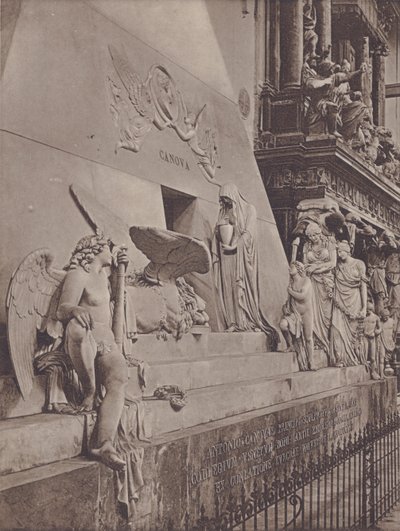 Monumento A Canova (m/w kuva) tekijältä Italian Photographer