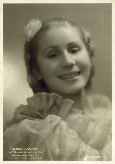 Nadia Colombo, italialainen balerina (m/w kuva) tekijältä Italian Photographer