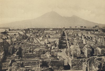 Napoli: Pompei, Panorama Col. Vesuvius (m/w kuva) tekijältä Italian Photographer