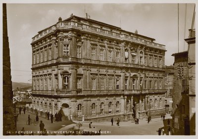 Perugia, ulkomaalaisten yliopisto, n. 1920 tekijältä Italian Photographer
