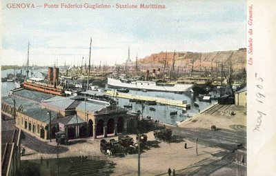 Ponte Federico Guglielmo ja lauttaterminaali, Genova tekijältä Italian Photographer