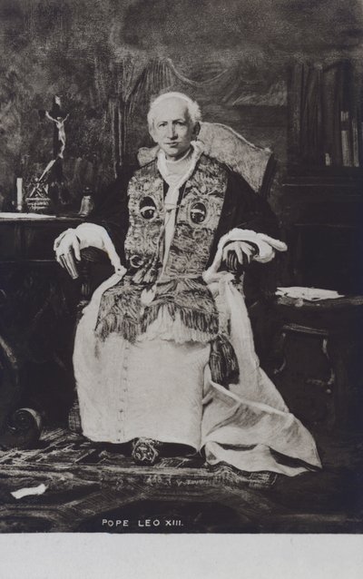 Paavi Leo XIII (s/w-kuva) tekijältä Italian Photographer