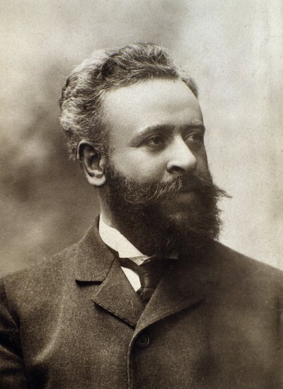 Alberto Franchettin (1860-1942) muotokuva italialainen säveltäjä tekijältä Italian Photographer