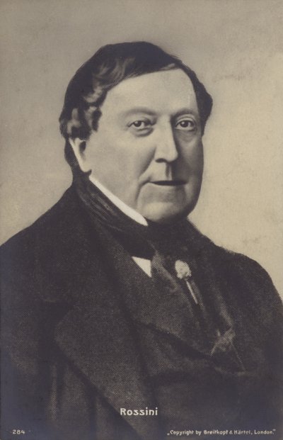 Gioachino Rossinin muotokuva tekijältä Italian Photographer