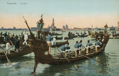 Kulkue venetsialaisessa kanavassa (värikuva) tekijältä Italian Photographer