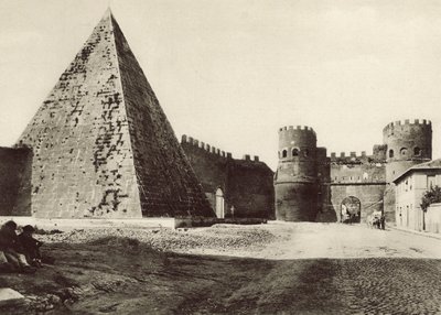 Caius Cestiuksen pyramidi tekijältä Italian Photographer