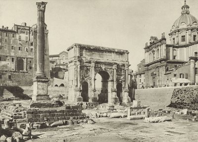 Forum Romanum, Septimius Severuksen kaari ja Phocas-pylväs tekijältä Italian Photographer