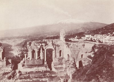 Sisilia: Kreikkalainen teatteri, Taormina (s/w-kuva) tekijältä Italian Photographer