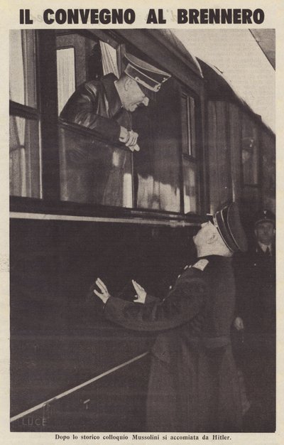 Brennerin konferenssi (s/w-kuva) tekijältä Italian Photographer