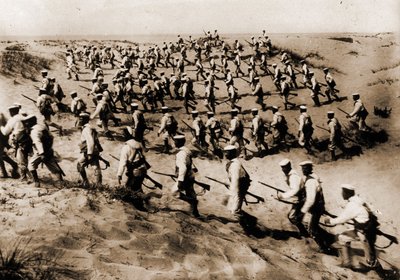Italian maihinnousu Benghazissa (tai Benghazissa) (Libya) Kyrenaicissa. tekijältä Italian Photographer
