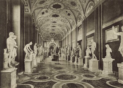 Vatikaanin museo, patsassalin sisätilat tekijältä Italian Photographer