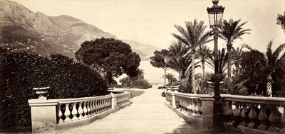 Monte Carlon kasinon puutarha Monacon ruhtinaskunnassa tekijältä Italian Photographer