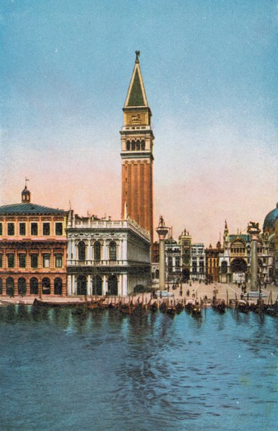 Venetsia/Venetsia: Piazzetta s Marco dal Mare (värillinen kuva) tekijältä Italian Photographer