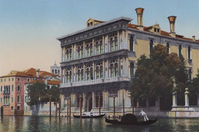 Venetsia, Canal Grande, Palazzo Vendramin (värillinen kuva) tekijältä Italian Photographer