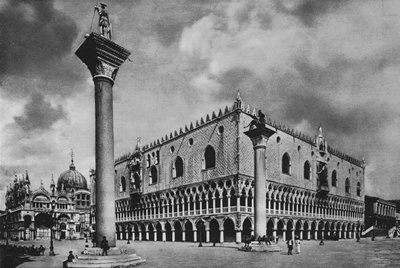 Venetsia, Dogen palatsi (valkoinen kuva) tekijältä Italian Photographer