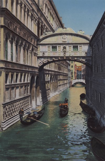 Venetsia, Huokausten silta (värillinen kuva) tekijältä Italian Photographer