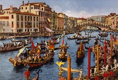 Venezia / Venetsia: Canal Grande in festa (värillinen kuva): Canal Grande in festa (värillinen kuva) tekijältä Italian Photographer