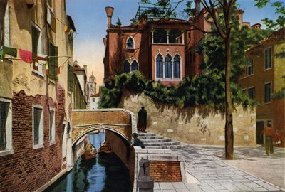 Venezia / Venetsia: Rio S Gregorio (värillinen kuva) tekijältä Italian Photographer