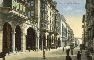 Via XX Settembre, Genova (värikuva) tekijältä Italian Photographer