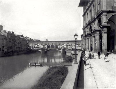 Ponte Vecchio ja Uffizin julkisivu tekijältä Italian Photographer Italian Photographer