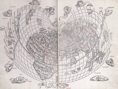 Maailman kartta, 1511 tekijältä Italian School