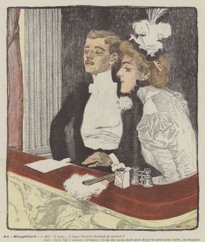 Al Siegfried (väri litho) tekijältä Italian School