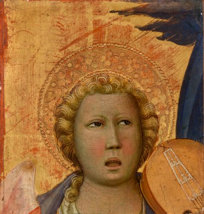 Enkeli (tempera ja kultalehti paneelissa) tekijältä Italian School