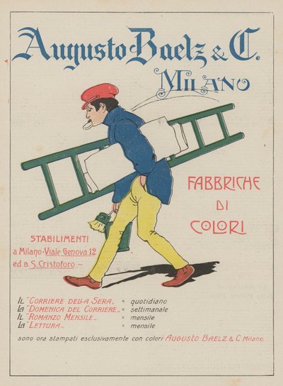 Augusto Baelz  C (väriliitos). tekijältä Italian School